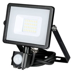 Proiector LED SMD 20W 4000K IP65 CU SENZOR MISCARE NEGRU