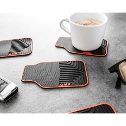 Mini Covorașele de mașină din silicon - Coasters de pahare set 4 buc