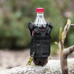 Vesta jachetă tactică pentru sticlă și sau cutie de bautura culoare NEAGRA