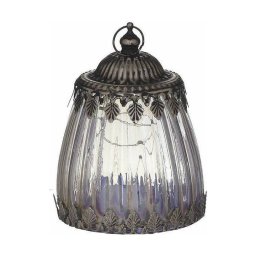 Lampă de masă decorativă Inart Lattern LED argintiu Iris, Inart