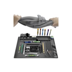 Pad silicon pentru banc de lucru repartii telefoane, chei, electronica, termorezistent, 30x40cm