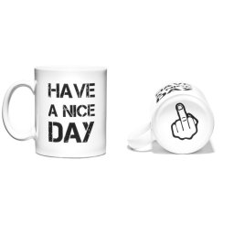 Cana cu degetul mijlociu Have a Nice Day - ALBA