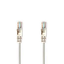 cablu de retea utp cat 5e rj45 tata- rj45 tata, 10m, gri, nedis