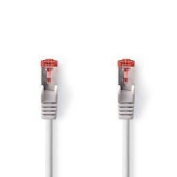 cablu de retea s/ftp nedis, cat6, patch cord, 5m, gri