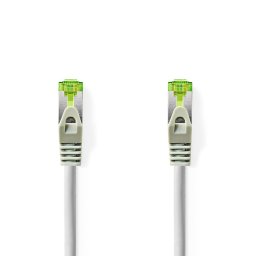 cablu de retea s/ftp pimf nedis, cat7, patch cord, 5m, gri