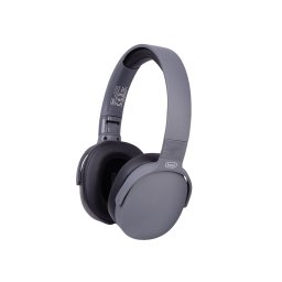 casti bluetooth on-ear dj 12e45 bt trevi, microfon, redare pana la 7 ore, microsd, negru
