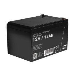 acumulator plumb acid greencell 12v 12ah, terminal f2/t2