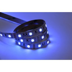 banda led smd5050 rgb 12v 60led/m 14.4w/m ip20 5m well