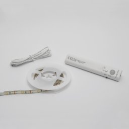 banda led cu senzor de miscare, cu baterie, 100 cm