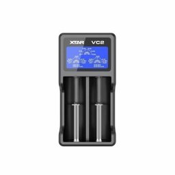 incarcator acumulatori li-ion, 2 canale, afisaj lcd, vc2 xtar