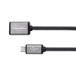 cablu prelungitor usb-micro usb 0.2m kruger&matz