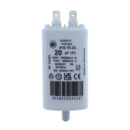 condensator pornire motor 425v 20uf cu pin, ducati energia 416102564