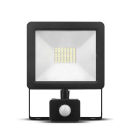 proiector led cu senzor 30w 2700lm ip65 4000k negru modee