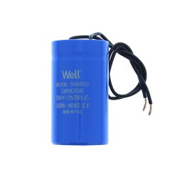 condensator pornire motor 250v 250uf cu fir well