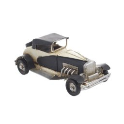 decoratiune metalica auto bej/negru, 11x5x4.5