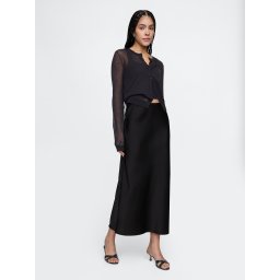 GAP Satin maxi skirt - Women's