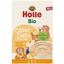 Terci de ovaz cu mere, banane si prune, pentru copii +1 an bio 200g