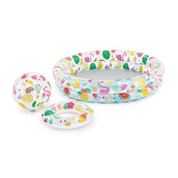 Intex: Set piscină gonflabilă pentru copii (piscină, minge, colac) cu model fructe - 122 x 26 cm