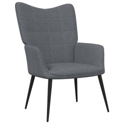 Scaun de relaxare, gri închis, material textil GartenMobel Dekor