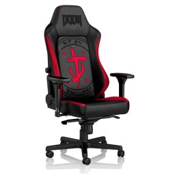 Scaun Gaming HERO Gaming Chair - DOOM Edition Negru/Rosu