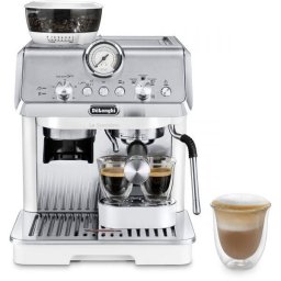 Espressor manual De'Longhi La Specialista ARTE EC9155.W, 1400 W, 1.5L, 15 bar, Argintiu