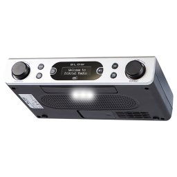 Radio, Blow, 53x260x163 mm, 5 V, Argintiu/Negru (77-571#)