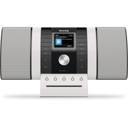 Radio, TechniSat, DAB/ FM, 20W, Alb/ Negru