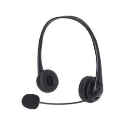 Sandberg 126-12 casca audio & casca cu microfon Casti Prin cablu Banda de fixare pe cap Birou/Call center USB Tip-A Negru (126-12)