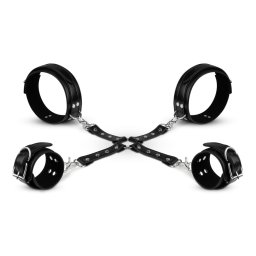 Bedroom Fantasies Cuffs & Hogtie Set Black