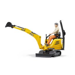 Bruder - micro excavator jcb 8010 cts si muncitor