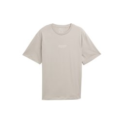 TOM TAILOR DENIM Tricou grej / alb