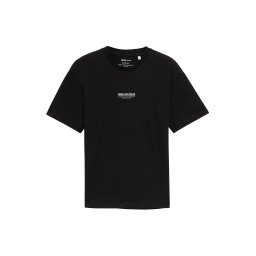 TOM TAILOR DENIM Tricou negru / alb
