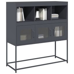 Dulap, antracit, 100,5x39x107 cm, otel laminat la rece GartenMobel Dekor