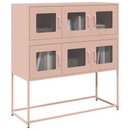 Dulap, roz, 100,5x39x107 cm, otel laminat la rece GartenMobel Dekor