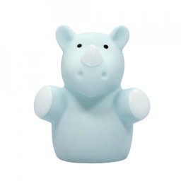 Lampa de veghe cu LED, forma rinocer, albastra, Lumilu Mini Zoo Rhino, Reer 52343