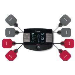 Electrostimulator muscular Beurer EM89 - (4 in 1) TENS EMS CALDURA MASAJ, 8 electrozi, indicatii pozitionare electrozi