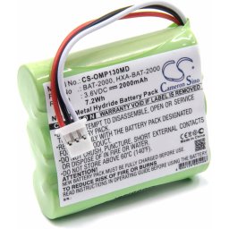 Acumulator NI-MH 2000 mAh (3,6 V) compatibil cu tensiometrul profesional Omron 1320 1300