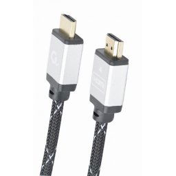 CABLU video GEMBIRD, HDMI (T) la HDMI (T), 7.5m, premium, conectori auriti, rezolutie maxima 4K (3840 x 2160) la 60 Hz, negru, CCB-HDMIL-7.5M