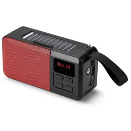 Boxa portabila cu incarcare Solara HF F6 conexiune bluetooth radio FM player mp3 USB/TF