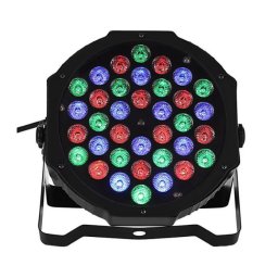 Proiector joc de lumini PAR 36 leduri RGB 8 jocuri de lumini