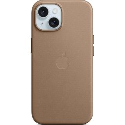 Husa FineWoven Case with MagSafe pentru iPhone 15, Taupe