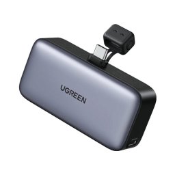 Baterie externa 5.000 mAh 22.5W conector USB-C incorporat afisaj LED Negru