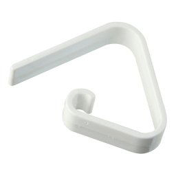 Set 4 cleme pentru fata de masa Fackelmann 14461, 5,5 cm, Alb