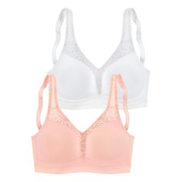 PETITE FLEUR Sutien roz / alb