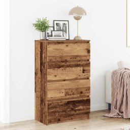 Bufeta din lemn vechi 60x35x98,5 cm din lemn prelucrat GartenMobel Dekor