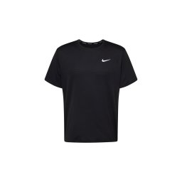 NIKE Tricou funcțional 'Miler' negru / alb