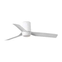 Ventilator de tavan FARO 33832 MINI PUNT TUB S alb d. 90 cm + telecomandă