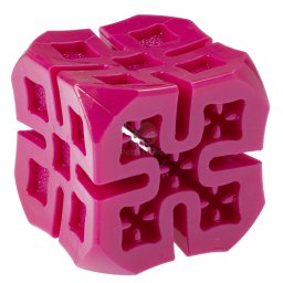 GimDog Crazy Cube - cuburi interactive din cauciuc pentru câini Roșu - 1 buc.