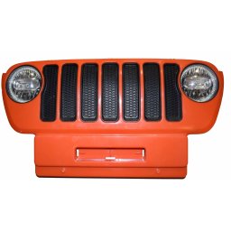 Masca fata Jeep Wrangler Rubicon portocaliu