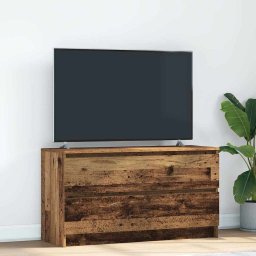 Comoda TV, lemn vechi, 100x35x54 cm, lemn prelucrat GartenMobel Dekor